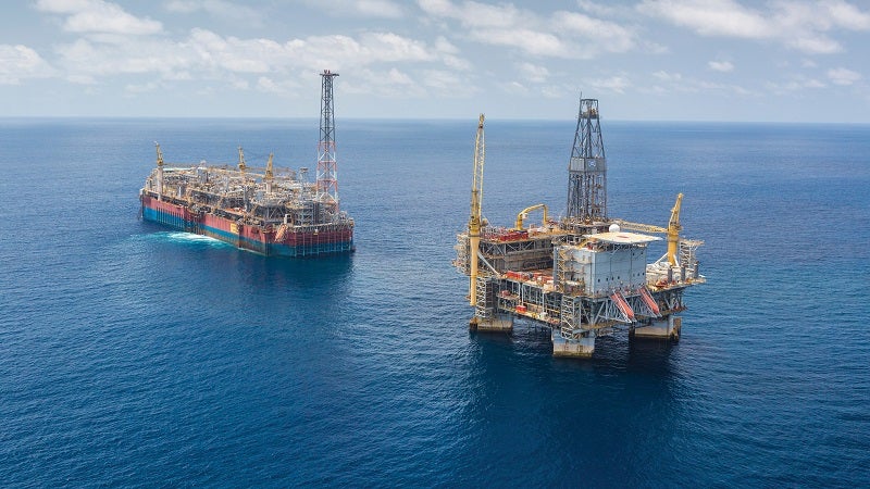 ExxonMobil offshore drilling platforms