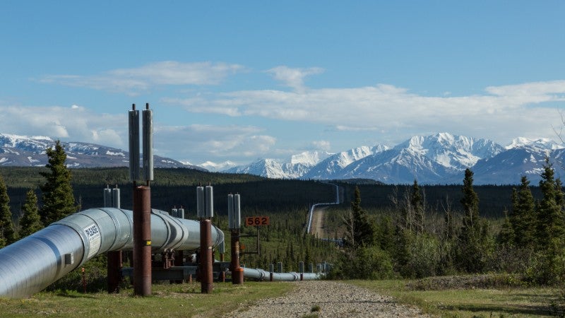 North American oil pipeline