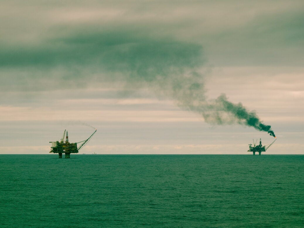 Flaring in the North Sea