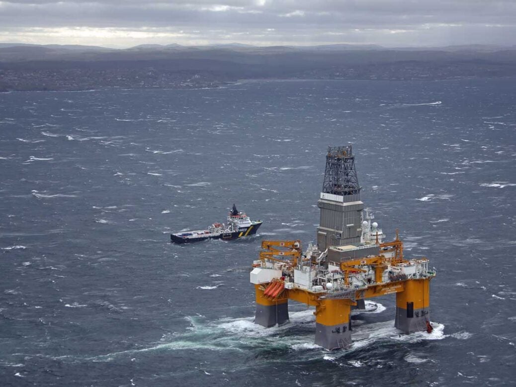 Deepsea Aberdeen semi-submersible rig