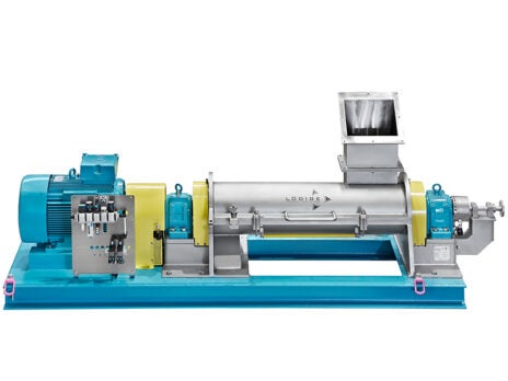 Lödige CoriMix® ringlayer mixer for continuous operation