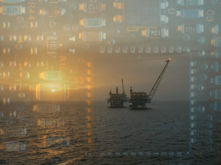 Where are offshore oil and gas companies focusing their AI hiring?