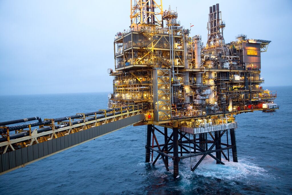Shell North Sea gas field
