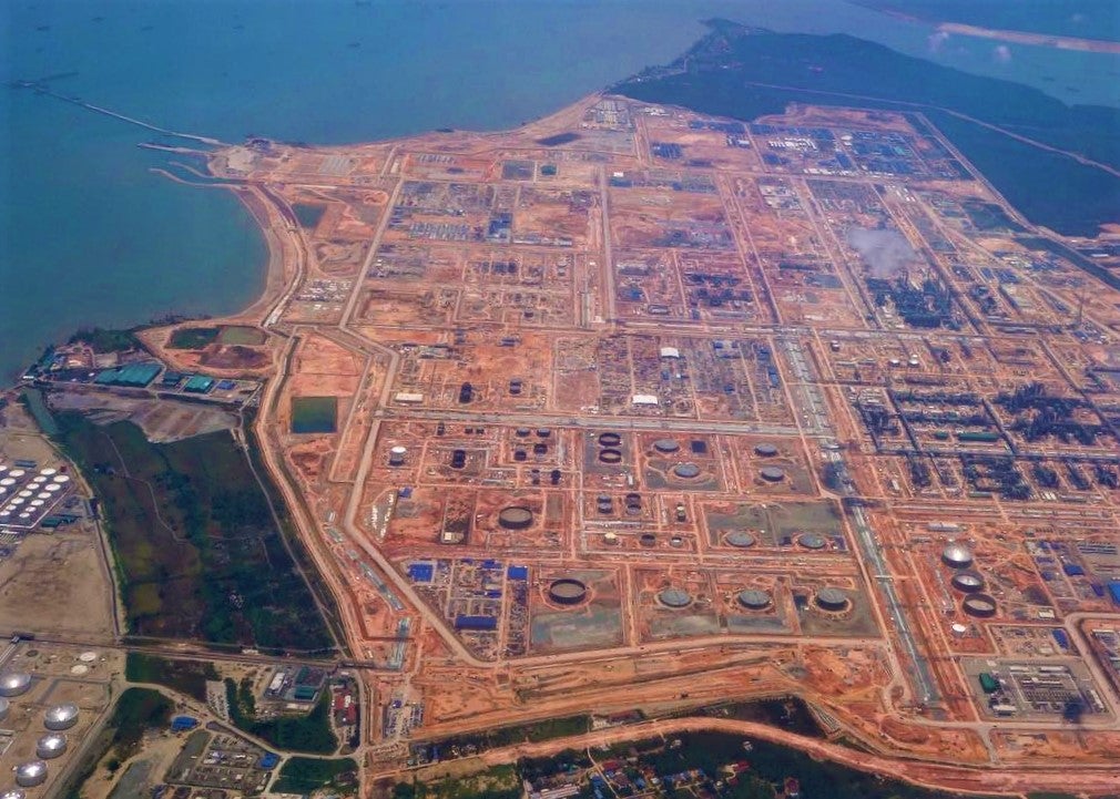 Petronas oil refinery