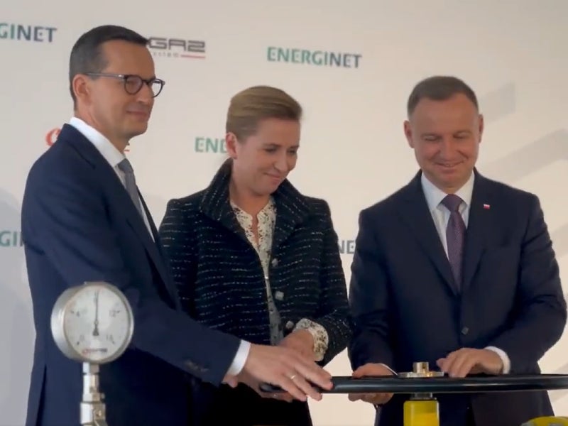 Åpning av gassrørledningen Norge-Polen med sikte på å kutte russiske forsyninger