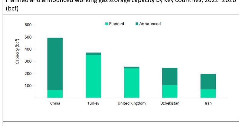 Europe, Middle East lead global working gas capacity additions by 2026 - Vimarsana News