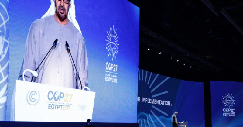 COP27: UEA will supply oil and gas "as long as the world needs" News - Vimarsana News