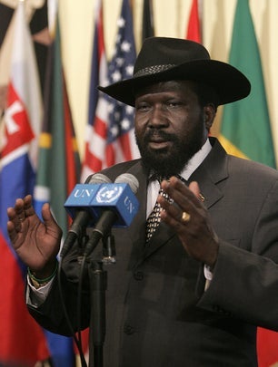 Southern Sudan President Salva Kiir Mayardit Southern Sudan President Salva Kiir Mayardit