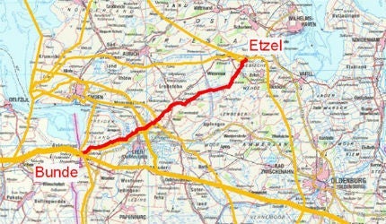 Bunde-Etzel Pipeline (BEP) is a 37-mile long natural gas export pipeline that connects the gas storage facilities in Etzel, Germany, to Bunde, located on the German / Netherlands border.