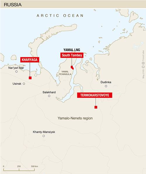 Total onshore russia