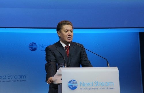 Gazprom Chairman of the Management Committee Alexey Miller