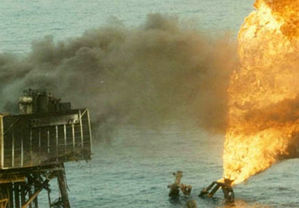 gas leaking from a faulty condensate pump ignited and exploded