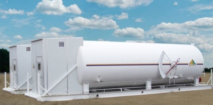 450 BBL Mega Tank with Separator.  Tanks available from 450 to 1200 BBL.