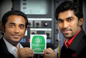 Managing director Arvin Menon and technical director Venukanna Ganapathy.